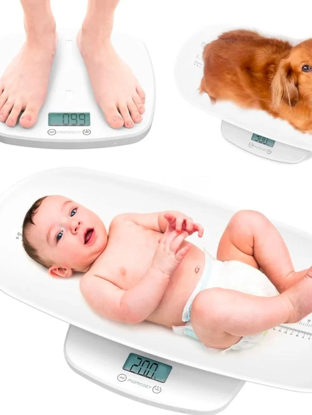 Momcozy Infant Height & Weighing Scale Converts To Standard Digital Scale